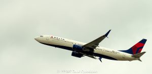 Delta Air Lines Boeing 737 at Takeoff