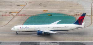 Delta Air Lines Boeing 767 at Hartsfield–Jackson Atlanta International Airport