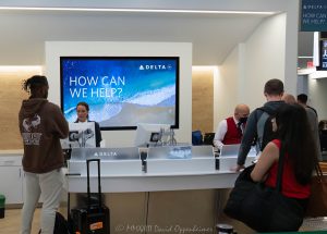 Delta Air Lines Help Desk at LaGuardia Airport