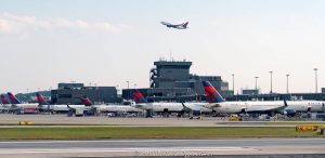 Delta Air Lines Boeing Jets at Hartsfield-Jackson Atlanta International Airport