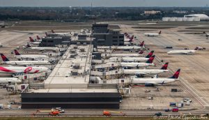 Delta Air Lines terminal Hartsfield Jackson Atlanta International Airport aerial 8939 scaled