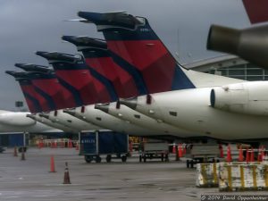 Delta Air Lines Jets at Detroit Metro Airport