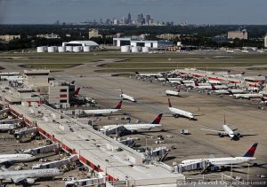 Delta Air Lines Jets at Hartsfield–Jackson Atlanta International Airport