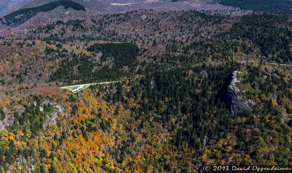 Devil's Courthouse along the Blue Ridge Parkway