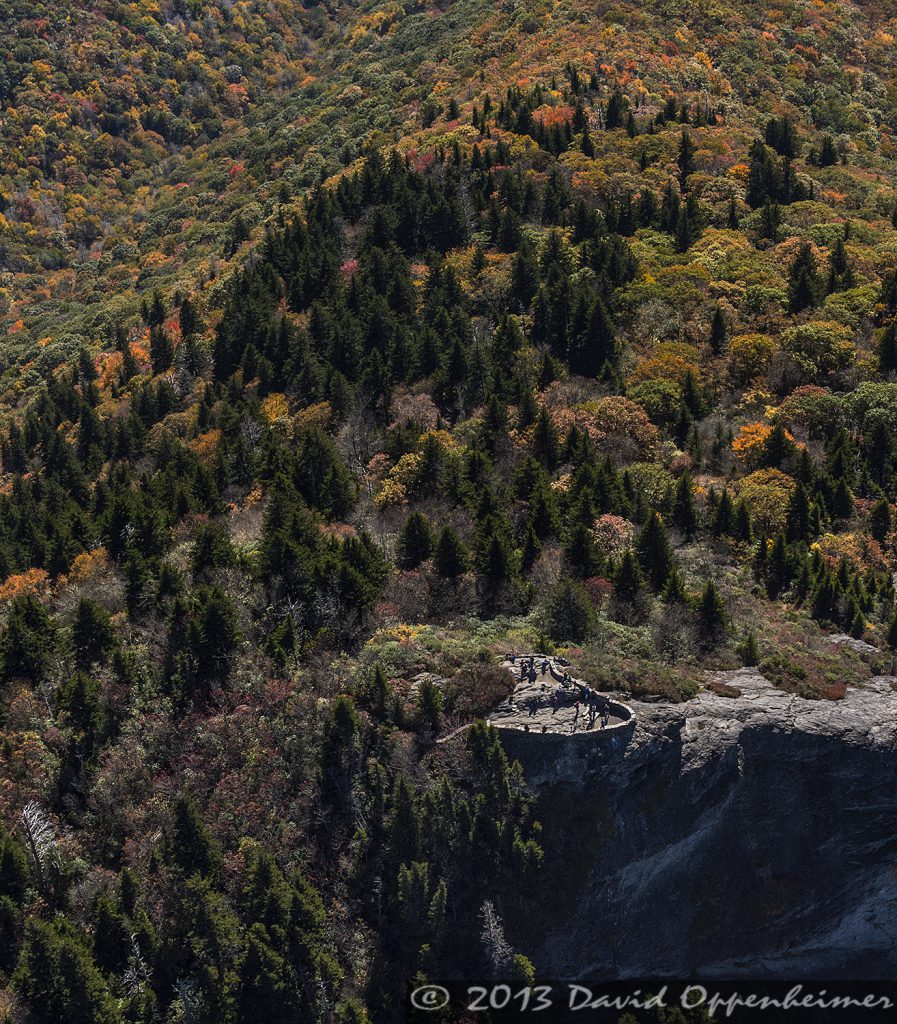Devil's Courthouse along the Blue Ridge Parkway