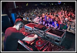 Dieselboy Concert Crowd at Bonnaroo Music Festival 2010 - Damian Higgins