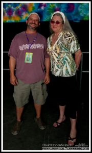 Donna Jean Godchaux & Rob Koritz Backstage at the 2010 All Good Festival