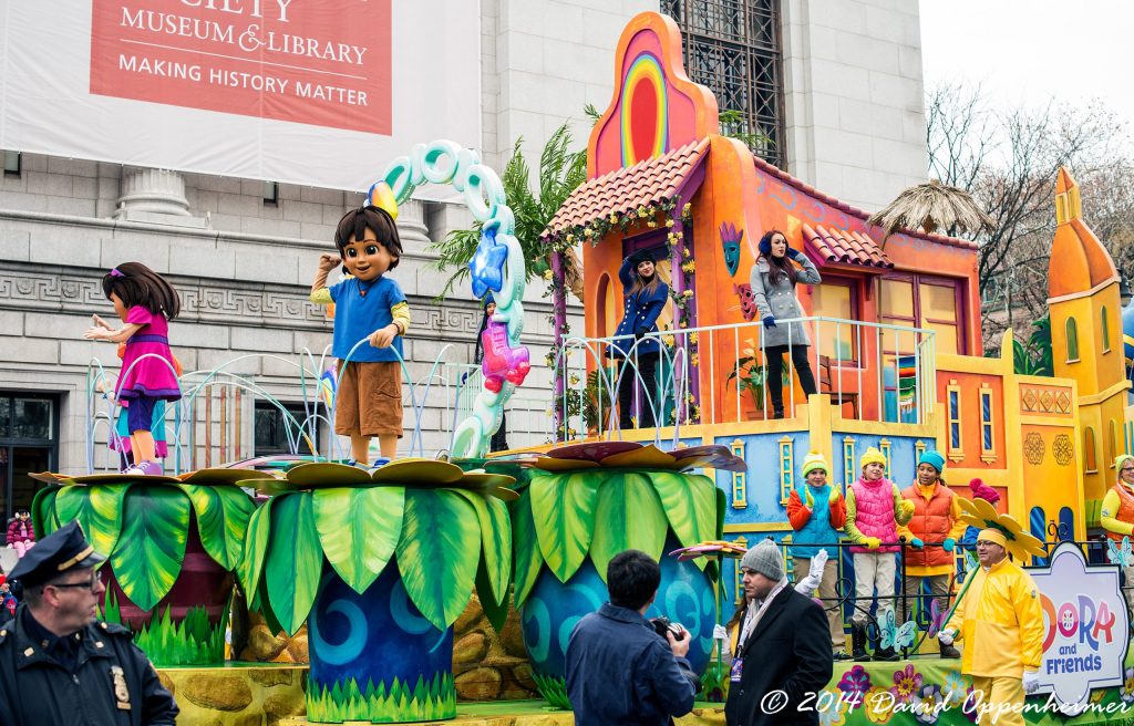 Dora and Friends Aventuras Fantasticas Float by Nickelodeon at Macy’s Thanksgiving Day Parade