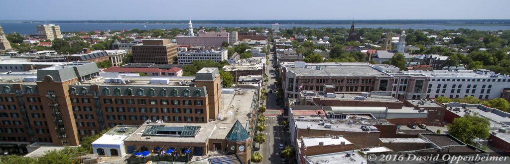Downtown Charleston, South Carolina Aerial Photo