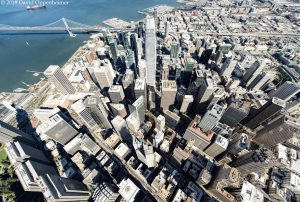 San Francisco Financial District Commercial Real Estate Aerial Photo