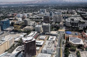 Downtown San Jose California Aerial