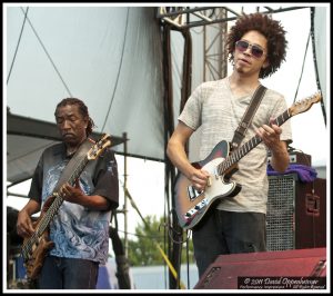 Nick Daniels and Ian Neville with Dumpstaphunk at Gathering of the Vibes