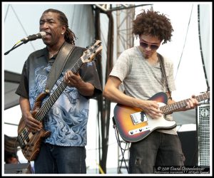 Nick Daniels and Ian Neville with Dumpstaphunk at Gathering of the Vibes