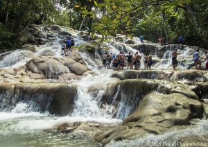 Dunn's River Falls Waterfall near Ocho Rios, Jamaica