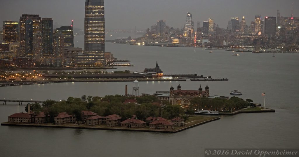 Ellis Island Aerial Photo