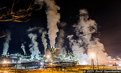 Evergreen Packaging Paper Mill in Canton North Carolina