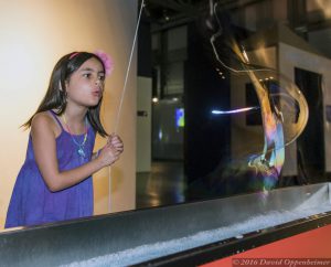 Exploratorium in San Francisco - Blowing Bubble