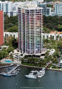Fifteen Fifty Brickell Apartments Miami Aerial View