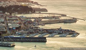 Fisherman's Wharf and Pier 39 Aerial Photo