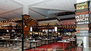 Food Court at New Delta Air Lines Terminal C at LaGuardia Airport