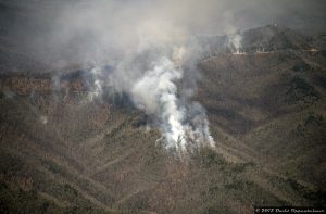 Forest Fire Blue Ridge Parkway