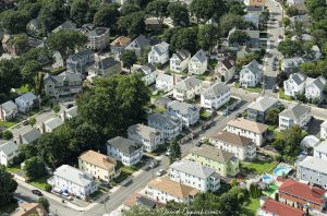 Forest Hills Woodbourne in Boston Real Estate Aerial