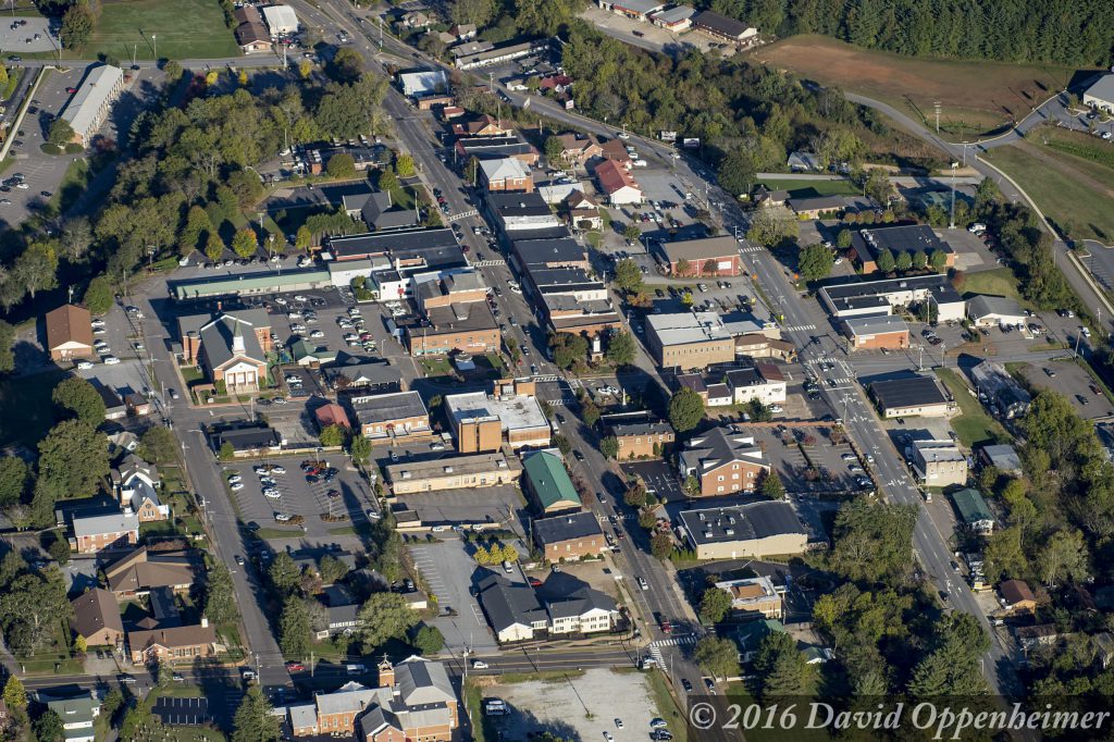 Franklin North Carolina Aerial Photo