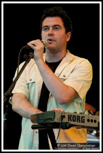 Judah Dadone with Freelance Whales at Bonnaroo Music Festival