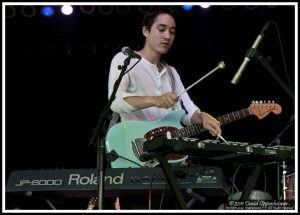 Chuck Criss with Freelance Whales at Bonnaroo Music Festival