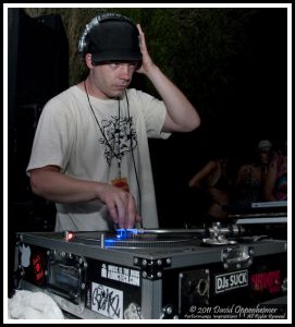 DJ Brett Rock with Fresh Trix Breakdancing at Bonnaroo Music Festival