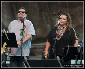 Jeff Pehrson and Sunshine Becker with Furthur at Red Rocks Amphitheatre