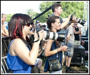 Photographer Allison Murphy at Gathering of the Vibes Festival