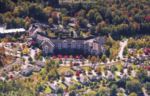 Givens Estates retirement community Asheville aerial 9379 scaled