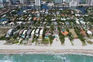 Golden Beach and South Island Florida Aerial View