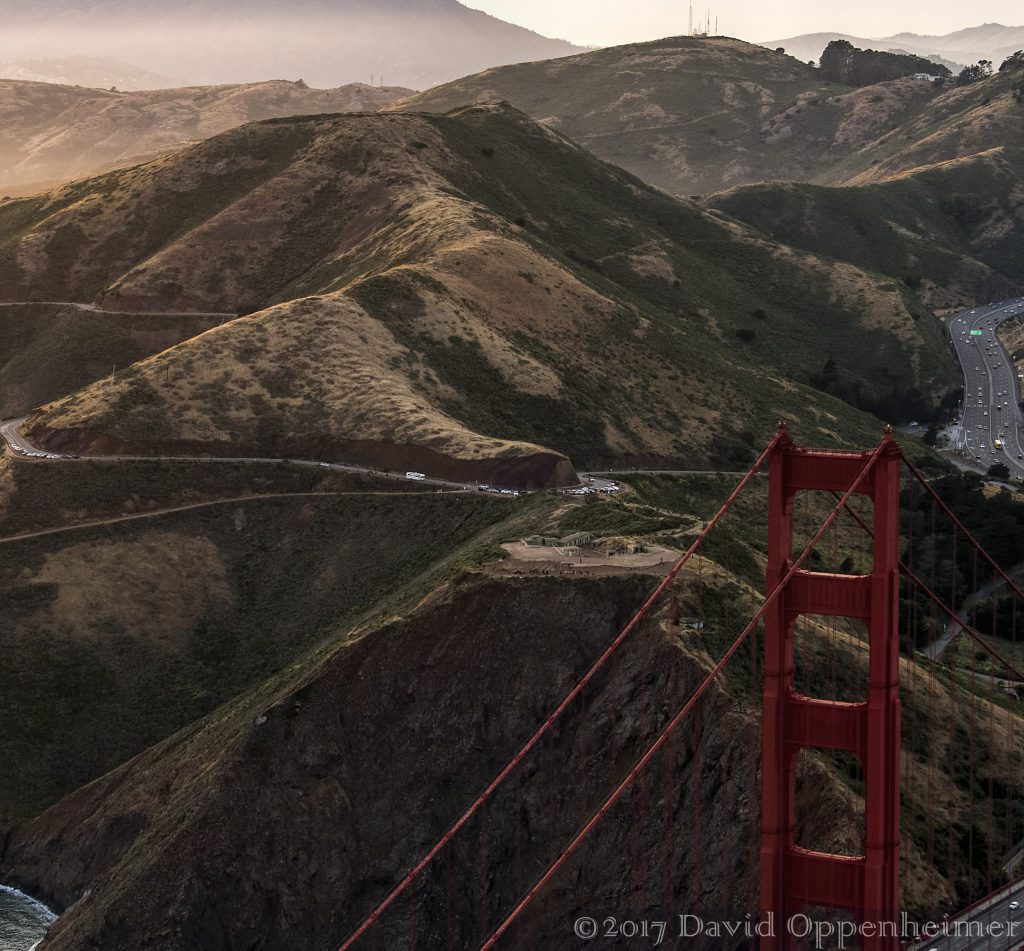Golden Gate Bridge Vista Point and Battery Spencer