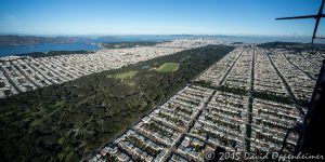 Golden Gate Park in San Francisco Aerial Photo