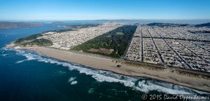 Golden Gate Park in San Francisco Aerial Photo