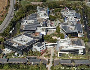 Googleplex Google Headquarters Aerial