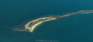 Goose Island of the Norwalk Islands Aerial View