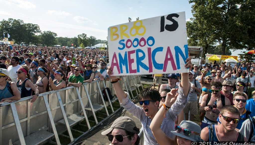 Bonnaroo Music Festival Crowd