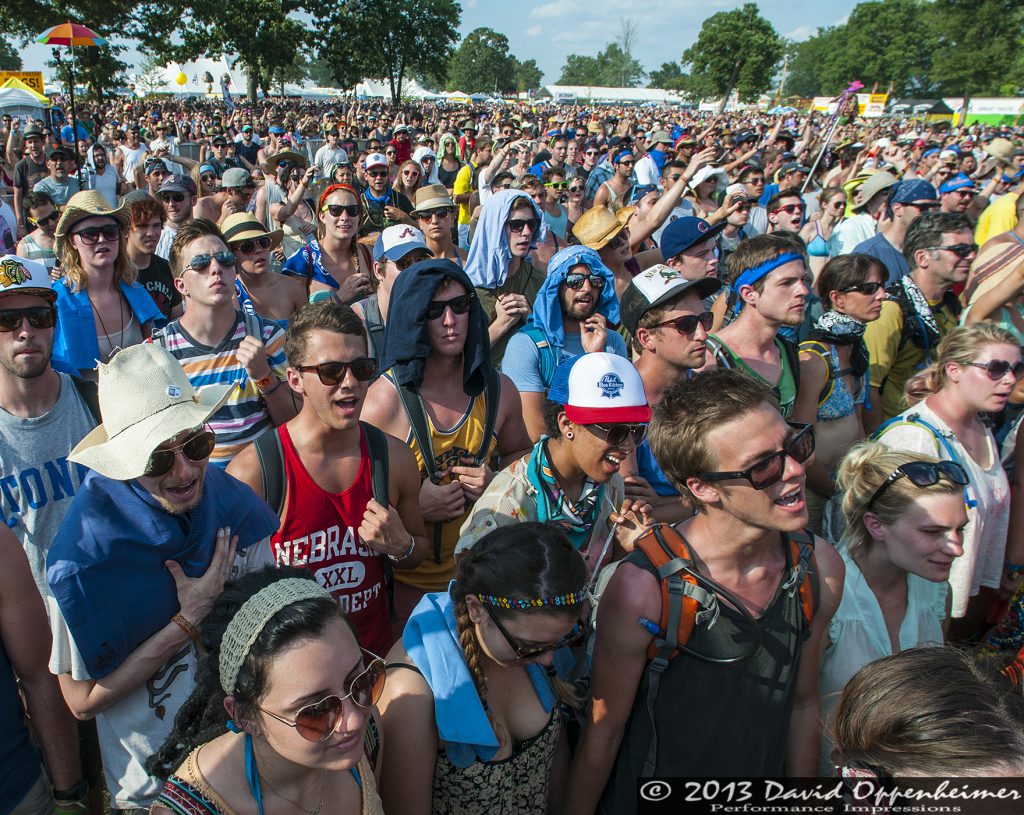 Bonnaroo Music Festival Crowd