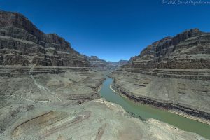Grand Canyon National Park Aerial View of Quartermaster Point Along the Colorado River