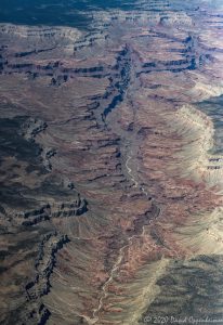 Mohawk Canyon in Grand Canyon National Park Aerial View