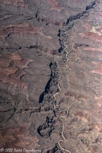 Surprise Canyon Formation in Grand Canyon National Park Aerial View