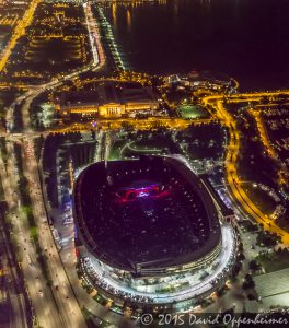 The Grateful Dead at Soldier Field Aerial Photo