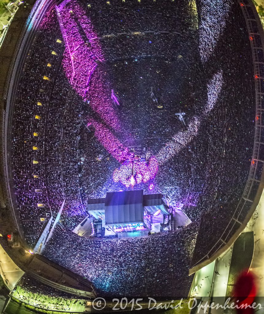The Grateful Dead at Soldier Field Aerial Photo