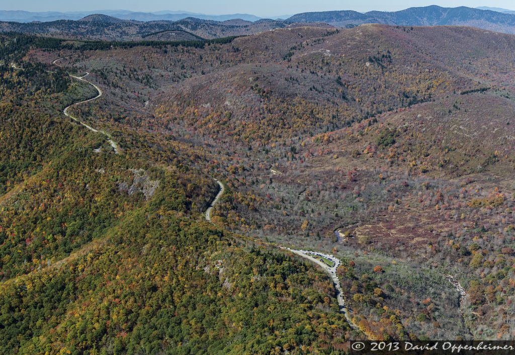 Graveyard Fields along the Blue Ridge Parkway