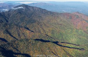 Great Smoky Mountains National Park Mt Le Conte aerial 7784