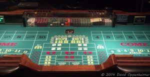 Craps Table at Harrah's Cherokee Casino Resort