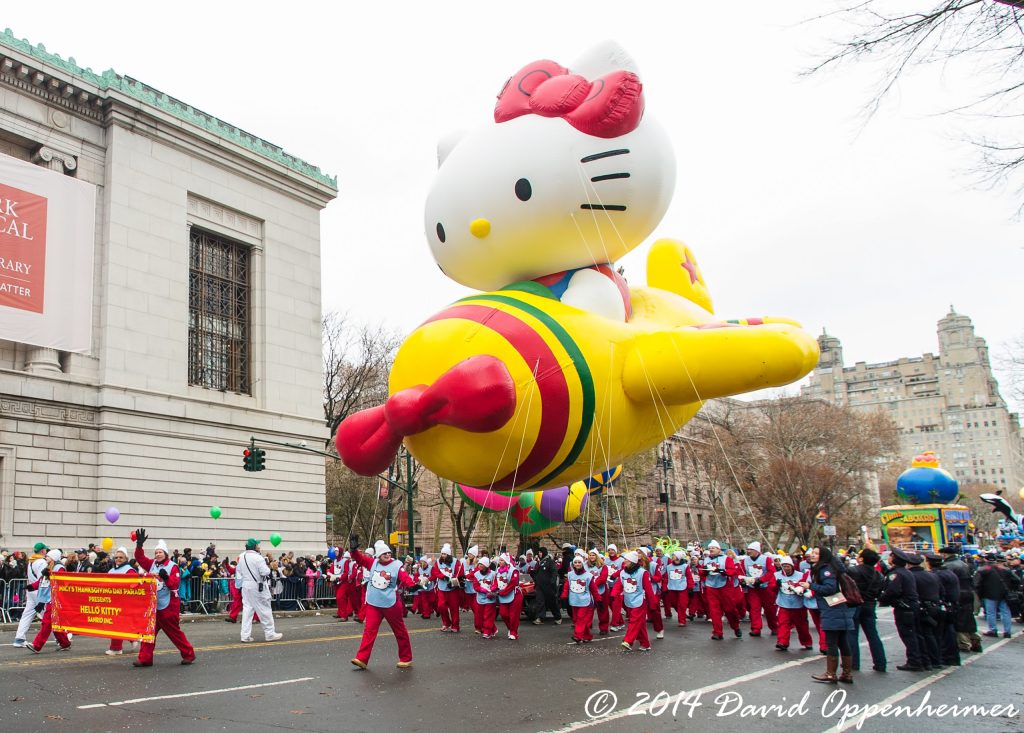 Hello Kitty Balloon at Macy’s Thanksgiving Day Parade
